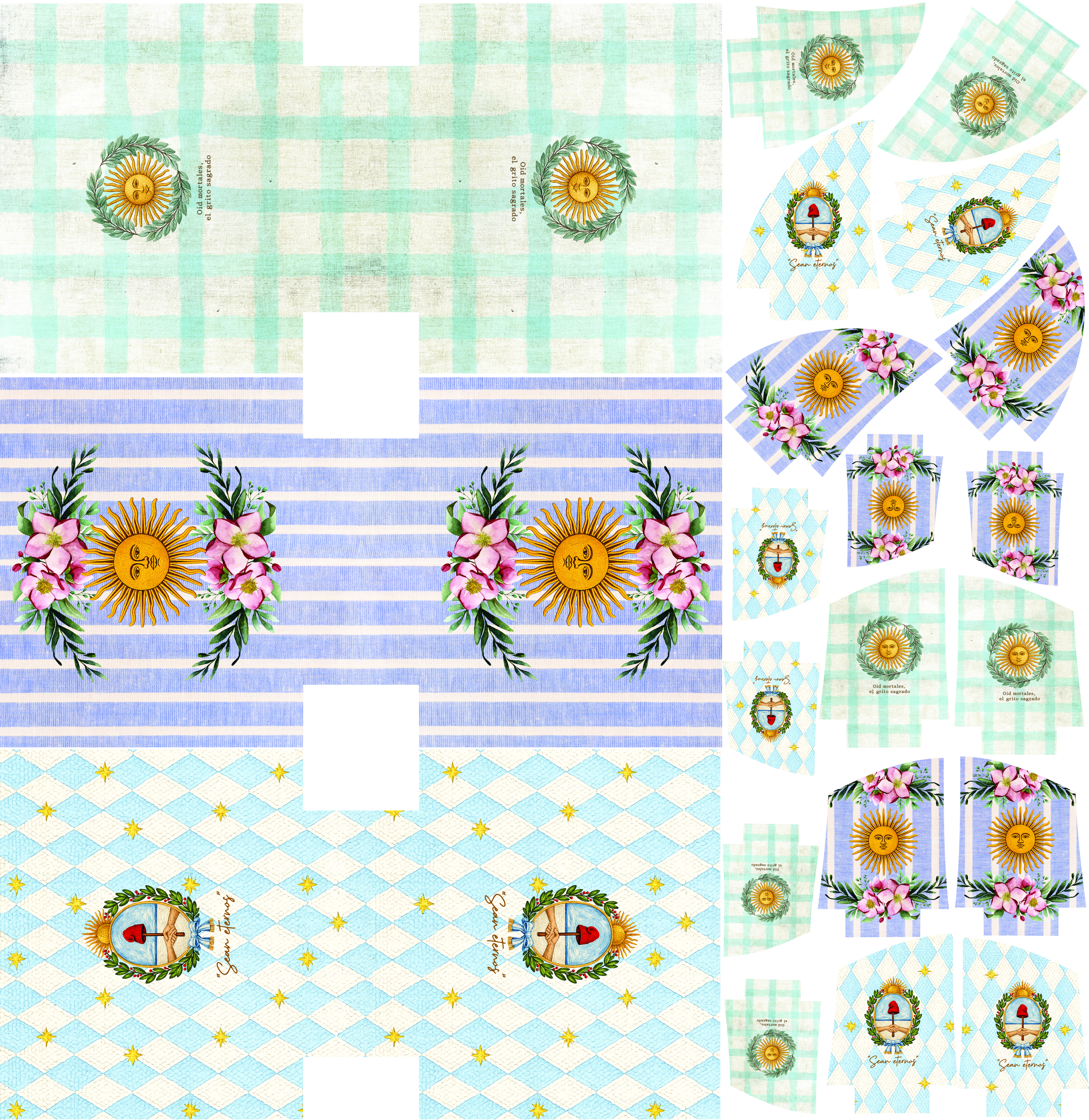 SETS PARA SUBLIMAR MATERO ARG